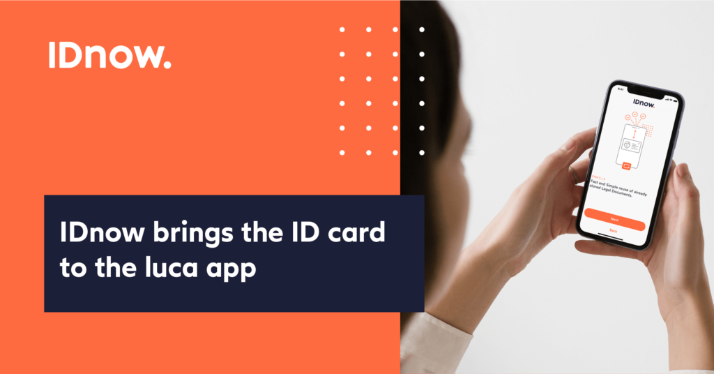 IDnow brings the ID card to the luca app