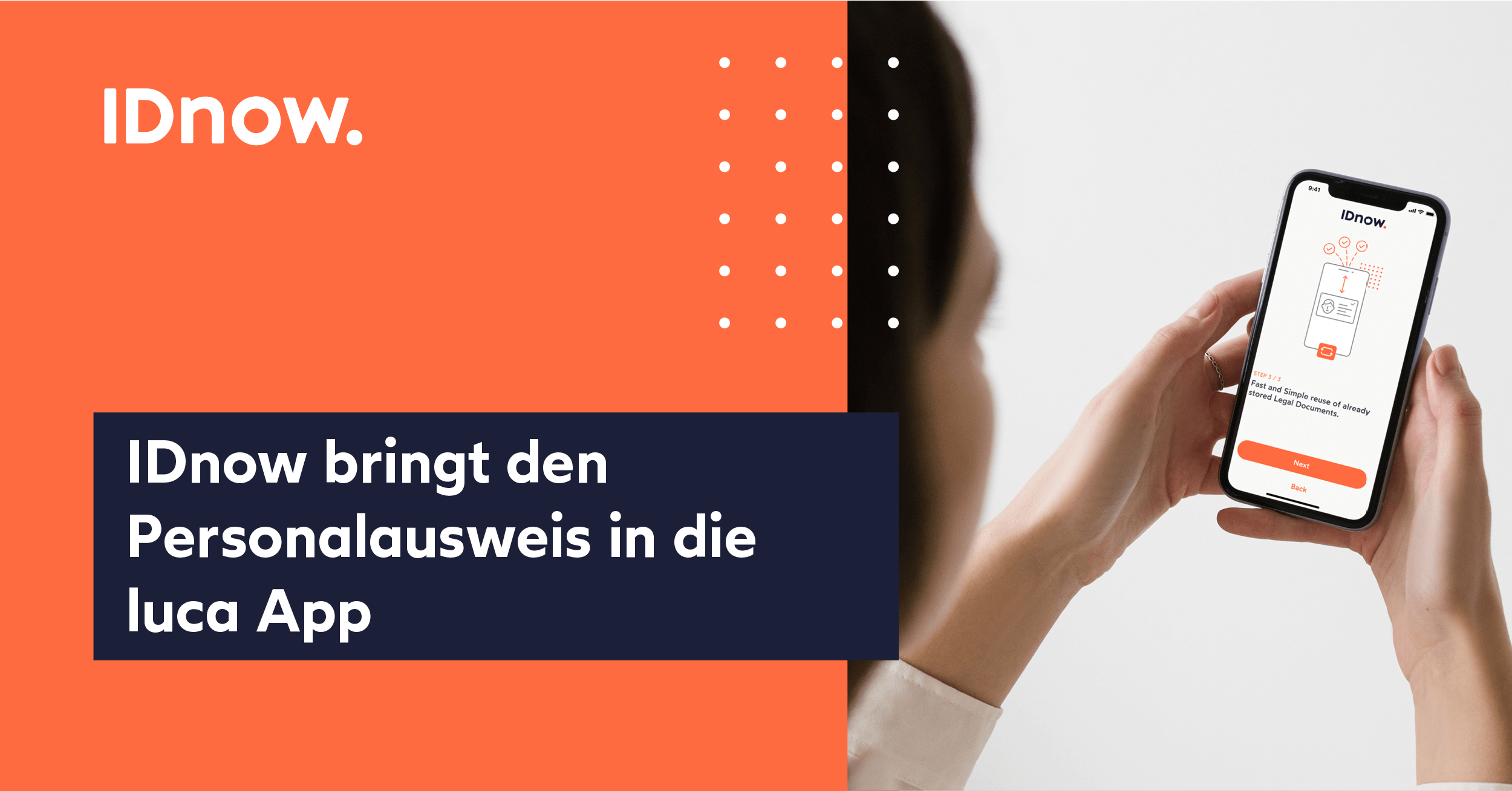 IDnow bringt den Personalausweis in die luca App