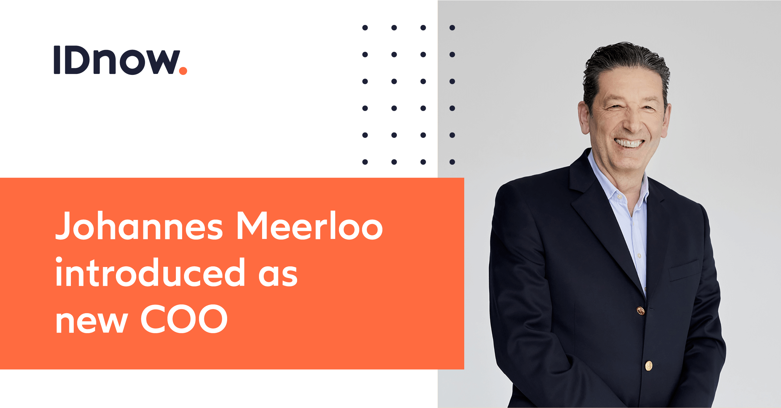 Johannes Meerloo devient COO d’IDnow.