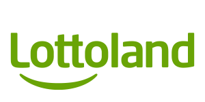 Lottoland logo in green font white background
